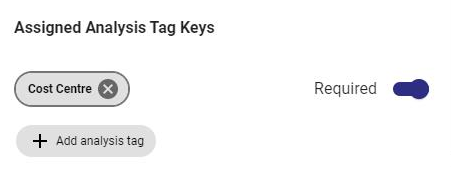 Analysis Tag Key - Before