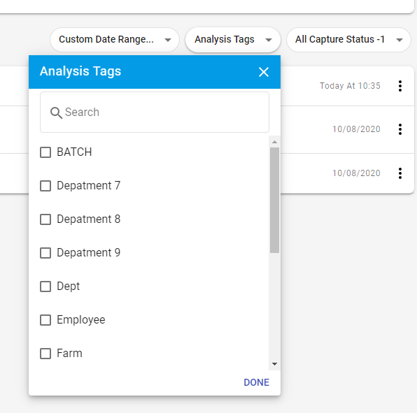 Analysis Tags